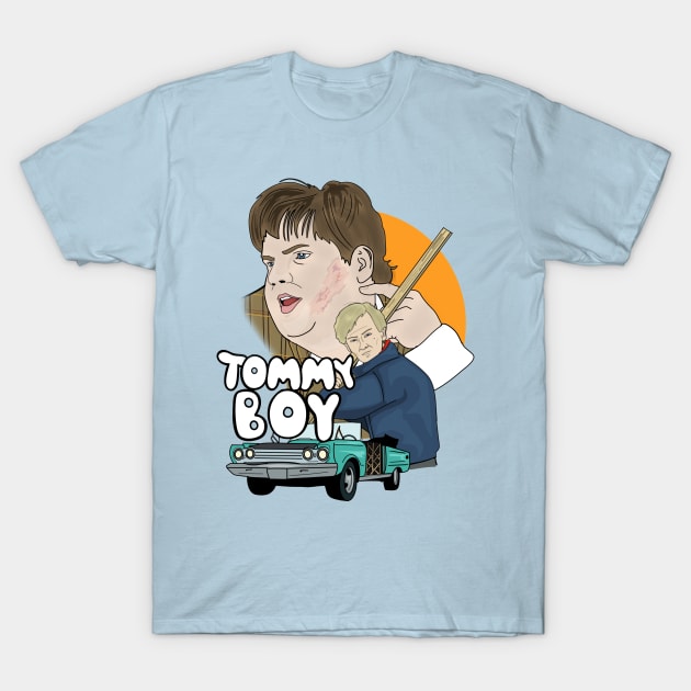 Tommy Boy - Richard is there a mark on my face? T-Shirt by tharrisunCreative